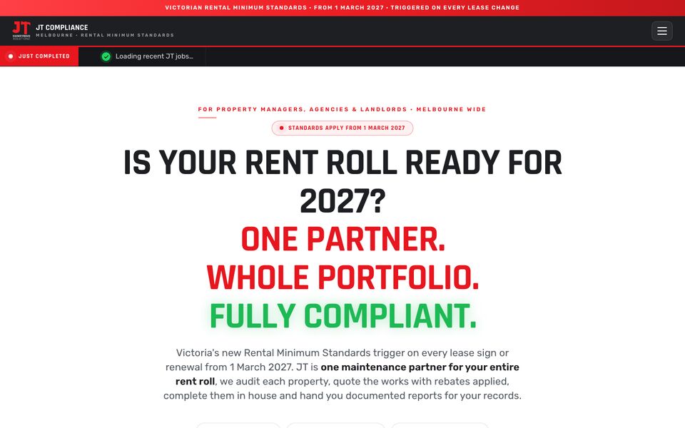 JT Compliance website