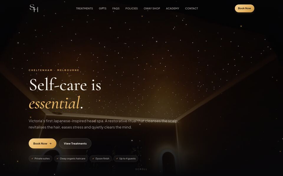 Soak Haus website